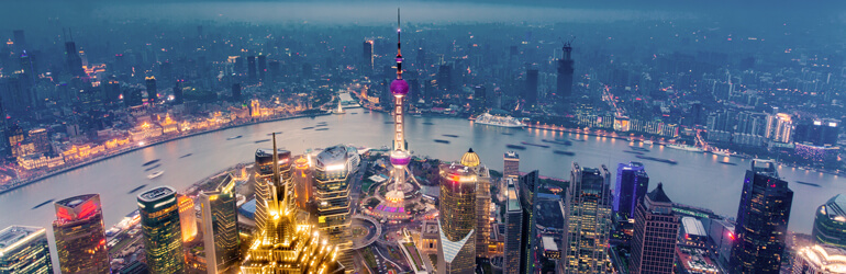 Oriental Pearl Tower in Shanghai